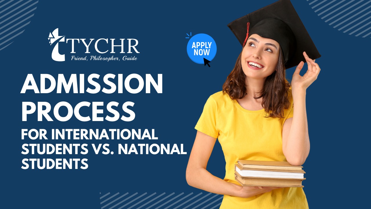 Admission process for international students vs. national students