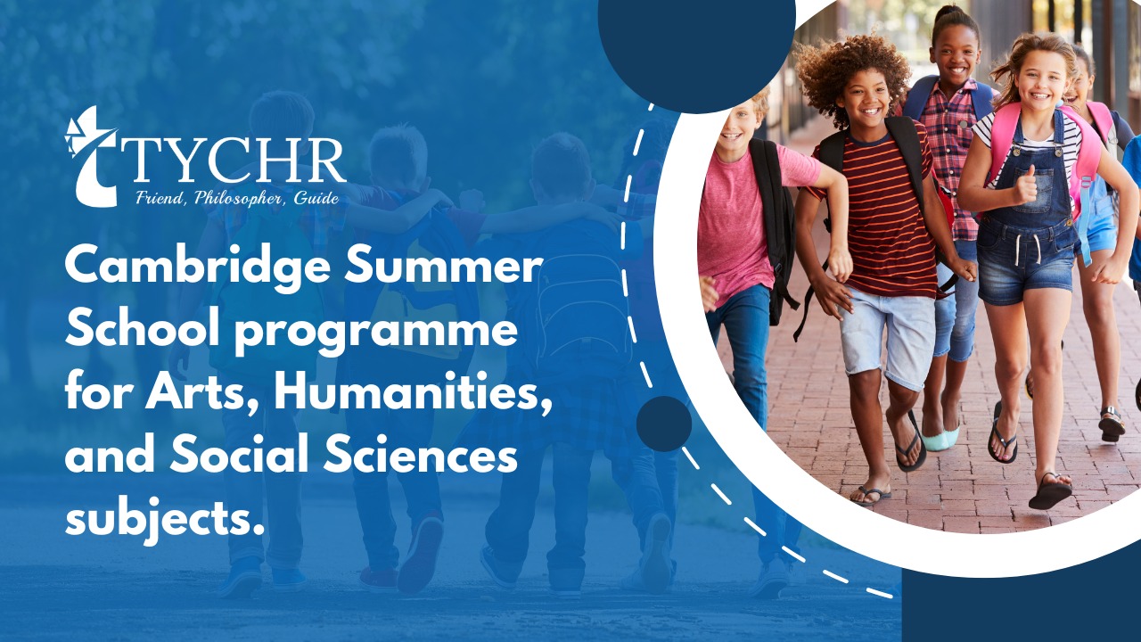 Cambridge Summer School programme for Arts, Humanities, and Social Sciences subjects.