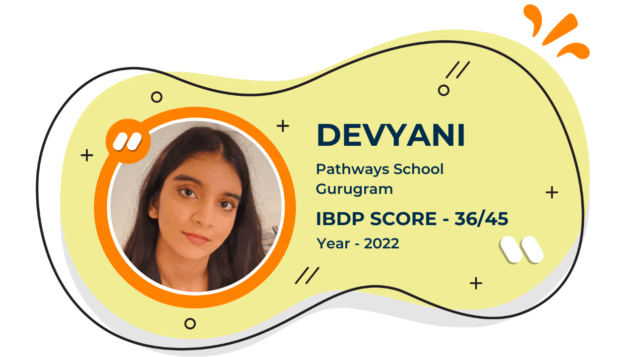 devyani - ibdp score - 2022
