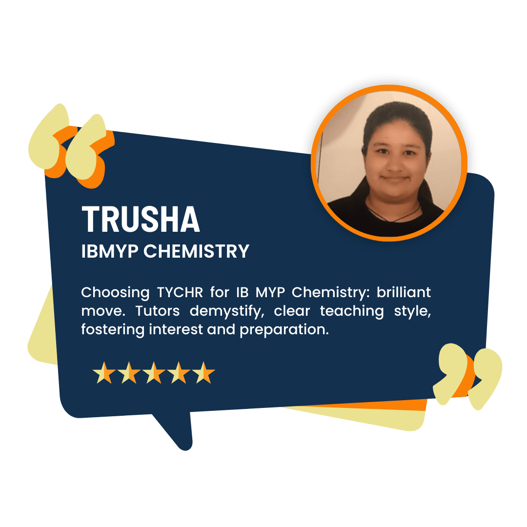 trusha - ibmyp chemistry